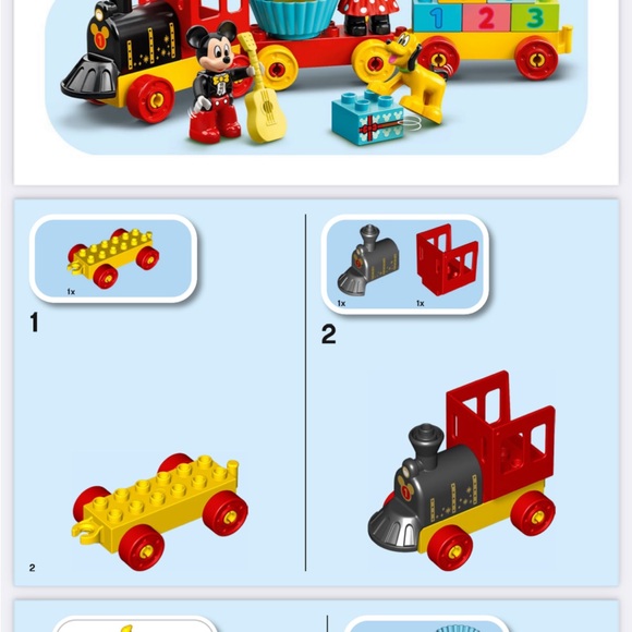 Lego Duplo Mickey Birthday Train - Picture 3 of 3